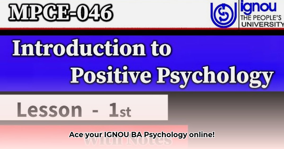 ignou-psychology-notes